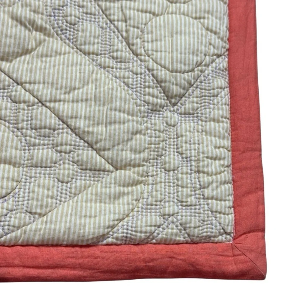 Anthropologie Cambridge Quilted Euro Pillow Sham 26” x 26” - Picture 5 of 9